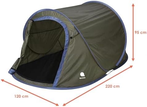 Automatisches Sofortzelt für 2-3 Personen - Pop Up Wurfzelt Trekking und Camping
| Wasserdichtes Pop Up Wurfzelt für 2-