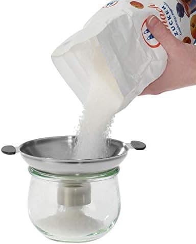 Westmark Trichter-Set Silber, Rostfreier Edelstahl, für Mini-Chef, 3 Trichter 4,5 cm / 5,5 cm / 7,5 cm, 51192270  
Westm