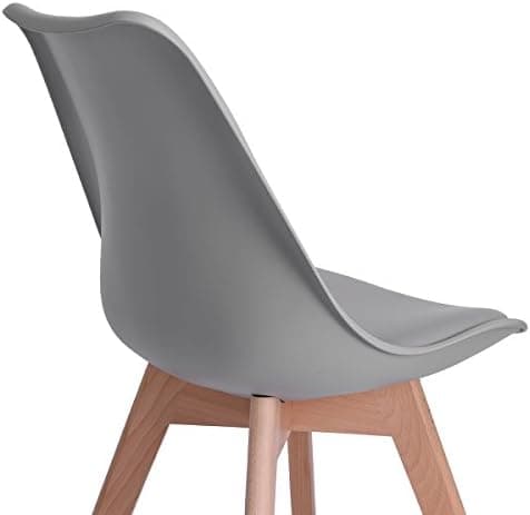 H.J WeDoo Skandinavisches Esszimmer Esstisch Set mit 4 Stühlen Eiscreme-Grün 100cm