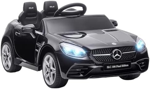 AIYAPLAY Kinder Elektroauto 12V für 3+jährige Kinder mit 2,4 G Fernbedienung und LED-Scheinwerfern