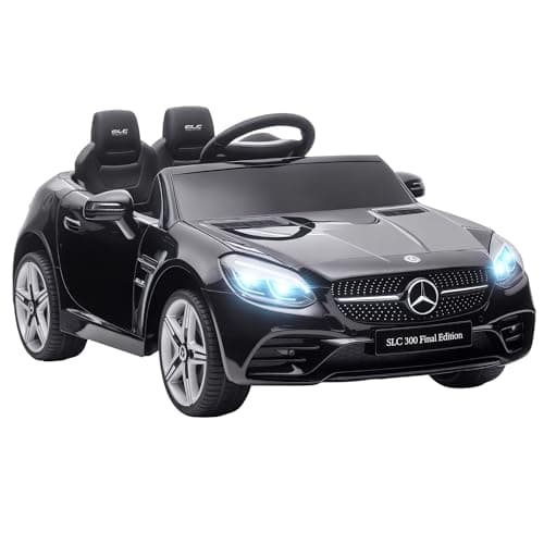 AIYAPLAY Kinder Elektroauto 12V für 3+jährige Kinder mit 2,4 G Fernbedienung und LED-Scheinwerfern