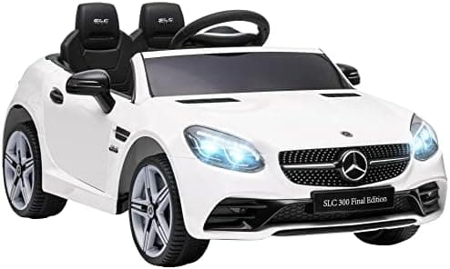 AIYAPLAY Kinder Elektroauto 12V für 3+jährige Kinder mit 2,4 G Fernbedienung und LED-Scheinwerfern