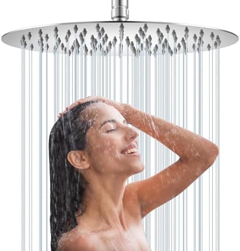Regenduschkopf Duschkopf 12 Zoll Edelstahl 304 360° Verstellbar