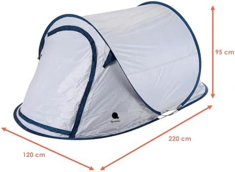 Automatisches Sofortzelt für 2-3 Personen - Pop Up Wurfzelt Trekking und Camping
| Wasserdichtes Pop Up Wurfzelt für 2-
