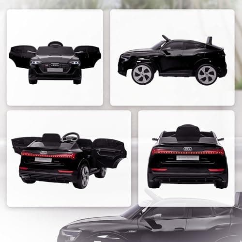HOMCOM Elektro Kinderauto Audi E-tron, Fernbedienung, Musik, Sicherheitsgurt, Rosa  
HOMCOM Elektro Kinderauto 12V, Elek