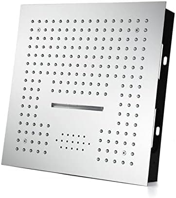 21 Zoll Einbau-Duschkopf Regendusche, Kopfbrause Regendusche Mit 2 Funktions-Wasserauslass (Regen, Wasserfall), 40 * 40c