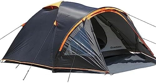 EchoSmile Wasserdicht 3-4 Personen Camping Zelt 5000mm, Ultraleicht für Jahreszeiten-Trekking und Festival-Spiele