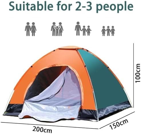 2-Personen Pop-Up-Wurfzelt für Outdoor- und Campingvergnügungen
| Wasserdichtes Automatisches Kuppelzelt für Strand und