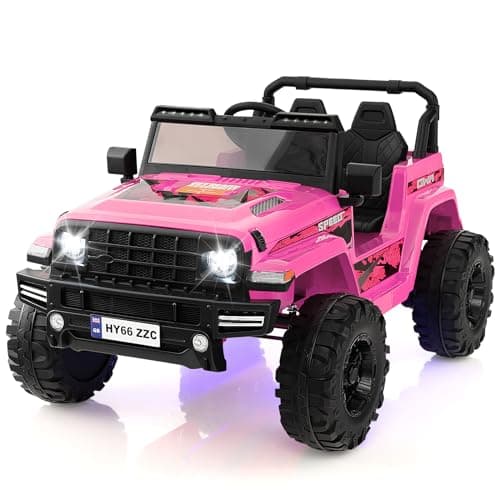 COSTWAY 24V Kinder Elektroauto für 3- bis 8-Jährige mit 2,4G-Fernbedienung und Musik (Rot)  
COSTWAY 24V Kinder Elektroa