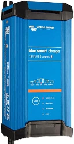 Victron Energy Blue Smart Batterieladegerät 12-Volt 15 Ampere - Batterieerhaltungsgerät und Desulfator - IP22 Geschützt