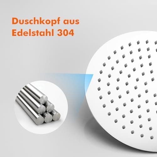 Ibergrif M20292 Duschkopf Regendusche 8 Zoll Edelstahl Durable Selbstreinigend Global Recycled Standard

Ibergrif M20292