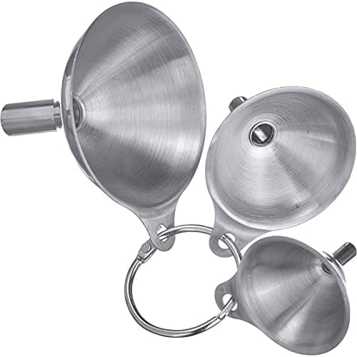 Westmark Trichter-Set Silber, Rostfreier Edelstahl, für Mini-Chef, 3 Trichter 4,5 cm / 5,5 cm / 7,5 cm, 51192270  
Westm