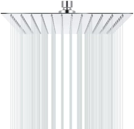 Regendusche 12 Zoll Edelstahl 304 Anti-Kalk-Düsen
| 30 x 30cm Regendusche 12 Zoll Duschkopf Kopfbrause
| 12 Zoll Anti-K