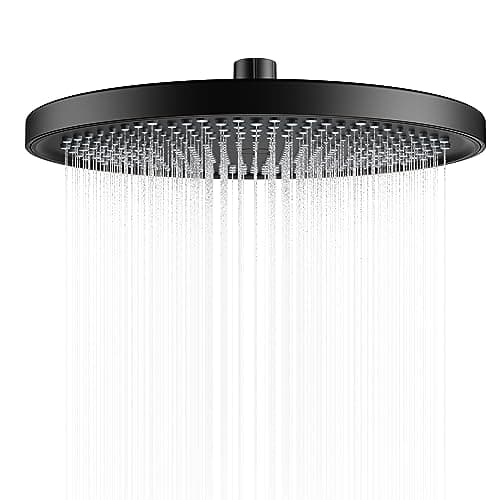 Regenduschkopf YUANNY Wasserspar 10 Zoll Stable ABS Chrom Universal-Kopfbrause Anti-Kalk-Düsen Ø 26 cm