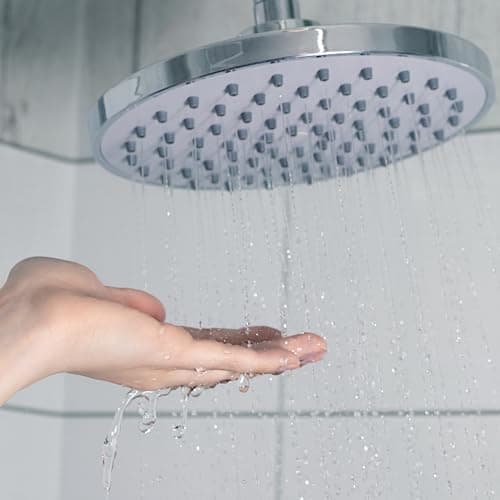 Markcco 15cm Regenbrause, Hochdruck Duschkopf aus Edelstahl 304, komfortables Duscherlebnis bei niedrigem Wasserdruck, i