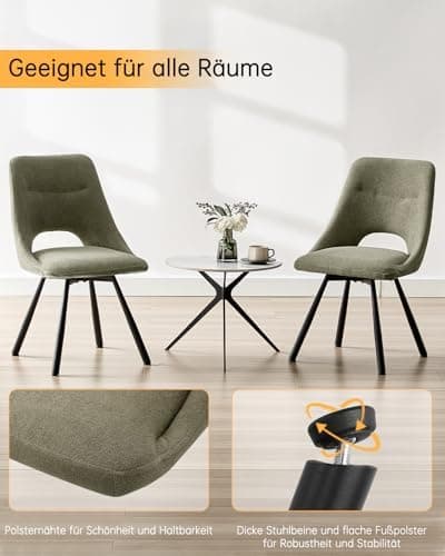LEWE Essgruppen Esstisch mit Breitere Sitzfläche und Armlosen Stühlen Grau
LEWE Essgruppen Rechteckiger Esstisch für Küc
