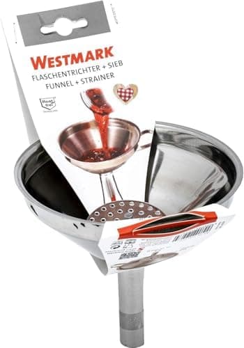 Westmark Trichter-Set Silber, Rostfreier Edelstahl, für Mini-Chef, 3 Trichter 4,5 cm / 5,5 cm / 7,5 cm, 51192270  
Westm