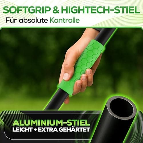 Profi Rasenkantenschneider mit höhenverstellbarem, ergonomischen Stiel | Kantenschneider für Gärten & Parks & perfektes