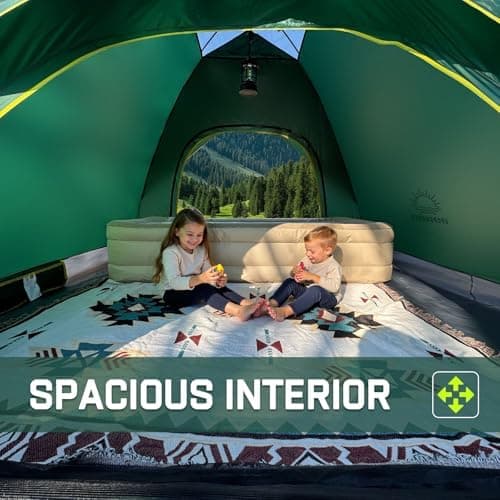 Camping 2 Mann Wasserdichtes Pop Up Zelt 2 Personen Trekking & Festival Igluzelt Sekundenzelt 230x170x135cm Perfekter Wi