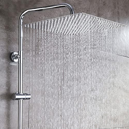 Regendusche Duschkopf 16 Zoll Edelstahl Spiegeleffekt
| 304 Edelstahl Duschkopf Wasserfall Spange Bad
| Duschkopf 16 Zo