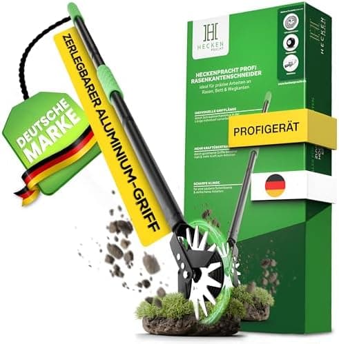 Profi Rasenkantenschneider mit höhenverstellbarem, ergonomischen Stiel | Kantenschneider für Gärten & Parks & perfektes