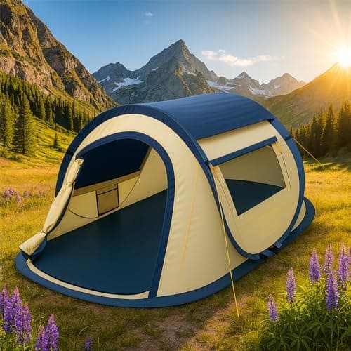 CampFeuer Quiki Zelt für 2 Personen | Aufbau in 2 Sekunden, Wasserabweisend | Quicktent für Festival, Camping und mehr
