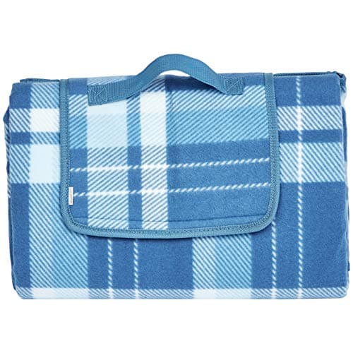 Amazon Basics Picknickdecke für Küche mit wasserdichter Unterseite, Dunkelblau, 200 x 200 cm  
Amazon Basics Picknickdec
