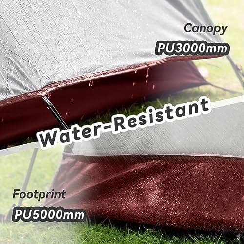 Forceatt 2-4 Personen Zelt Wasserldicht 3-4 Saison Ultraleicht Mit Kleinem Packmaß Für Trekking Outdoor Festival Soforti