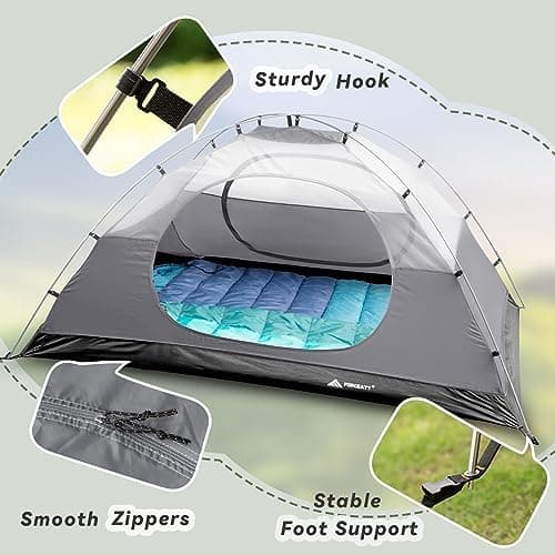 Forceatt 2-4 Personen Zelt Wasserldicht 3-4 Saison Ultraleicht Mit Kleinem Packmaß Für Trekking Outdoor Festival Soforti