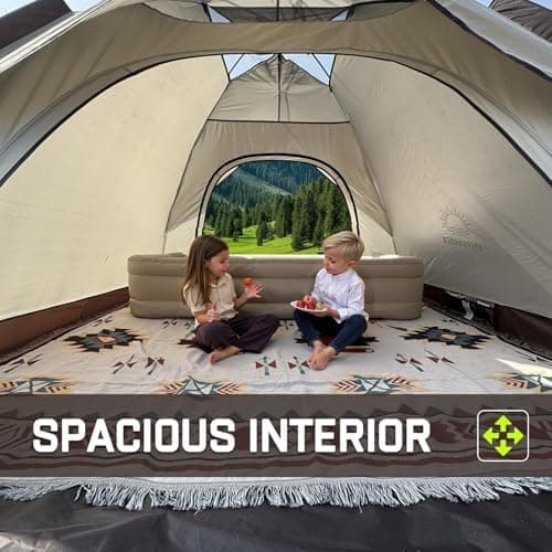 Camping 2 Mann Wasserdichtes Pop Up Zelt 2 Personen Trekking & Festival Igluzelt Sekundenzelt 230x170x135cm Perfekter Wi