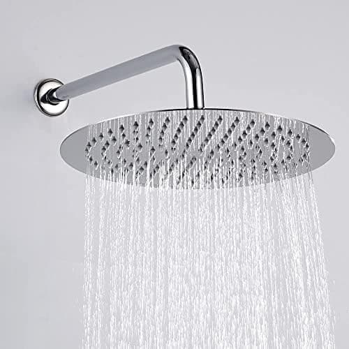 Klimatic 12 Zoll Regendusche Edelstahl AISI304 Anti-Kalk-Düsen Rund Duschkopf Regenbrausettung