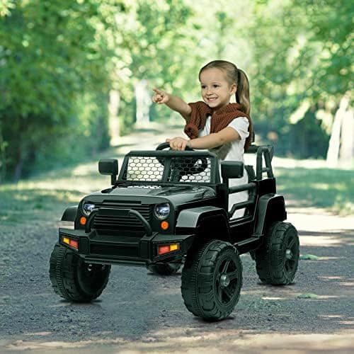 LEADZM Kinder Elektroauto - Elektroauto für Kinder 12V, 4 Eva Räder, Fernbedienung, Kindersicherheit, Kinderauto Kinderf