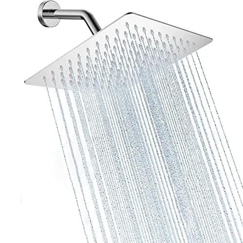 Regendusche Duschkopf Edelstahl AISI304 Anti-Kalk-Düsen
| Quadratischer Regenduschkopf 12 Zoll Regendusche
| Regendusch