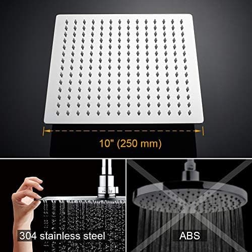 GRIFEMA Kopfdusche Regendusche - Edelstahl, Chrom, Duscharm und Brauseschlauch für Edelstahl-Beliebte
| GRIFEMA G7007 K