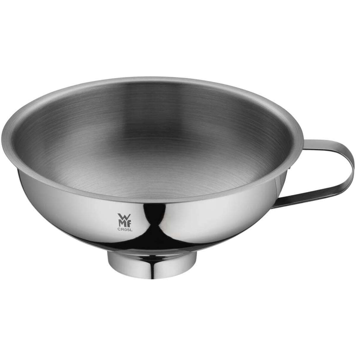 WMF Gourmet Einfülltrichter Cromargan Edelstahl Für Gläser, Praktische Große Öffnung, Einfüllhilfe Edelstahl, 14 cm Lang