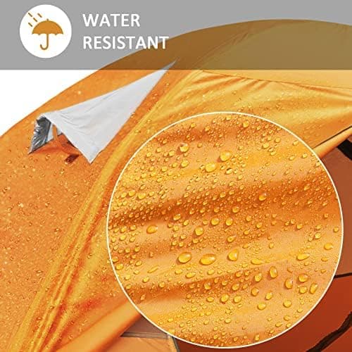 Bessport 3 Personen Ultraleichte Camping Zelte, 3-4 Saison Wasserdicht & Winddicht Kuppelzelt, Ideal für Erwachsene, Wan