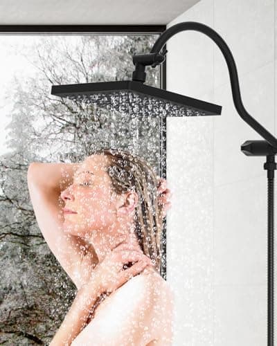 Hibbent Selbstreinigende Regendusche Duschkopf für Fitnessbegeisterte beim Training, Hinterhöfen und im Wellnessbereich,