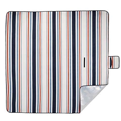 Amazon Basics Picknickdecke für Küche mit wasserdichter Unterseite, Dunkelblau, 200 x 200 cm  
Amazon Basics Picknickdec