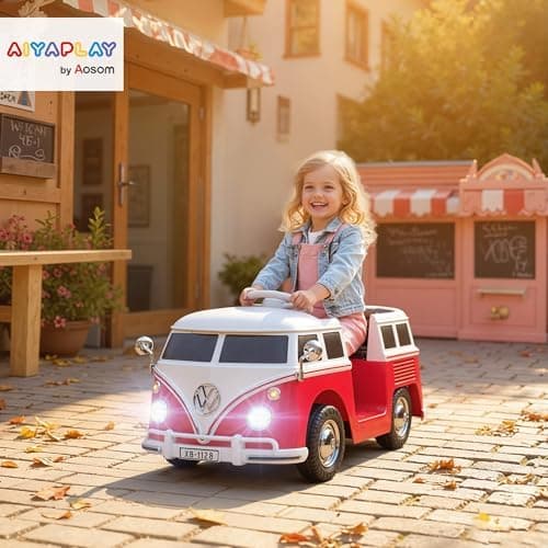 AIYAPLAY Kinder Elektroauto Blau für 3-7 Jahrealte Kinder mit MP3 und LED-Lichter