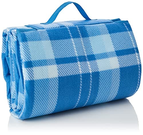 Amazon Basics Picknickdecke für Küche mit wasserdichter Unterseite, Dunkelblau, 200 x 200 cm  
Amazon Basics Picknickdec