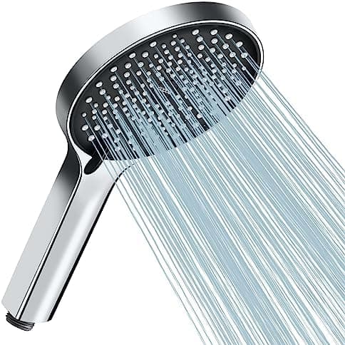 Cobbe Wassersparender Duschkopf, Großer Regendusche Mit 3 Strahlarten Für Energiesparende Badegäste Im Energiebewussten