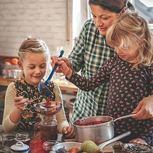 Lebensmüllersch dishes aus Edelstahl mit Sieb für Küchenverwendung - perfekt für das Einmaßen von breiten und normalen E
