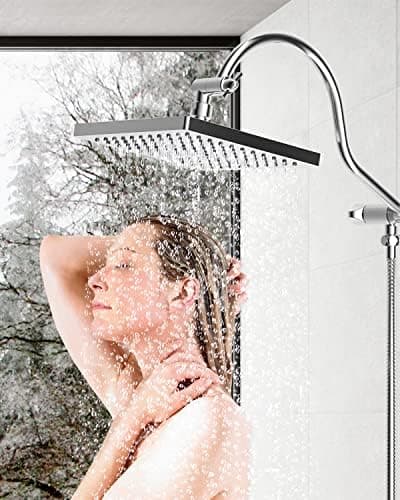 Hibbent Selbstreinigende Regendusche Duschkopf für Fitnessbegeisterte beim Training, Hinterhöfen und im Wellnessbereich,