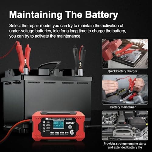 15-Amp Autobatterieladegerät für Qualitätsladung und Pflege von Auto- und Motorradbatterien (15A)

Smart 12-VOLT Ladeger