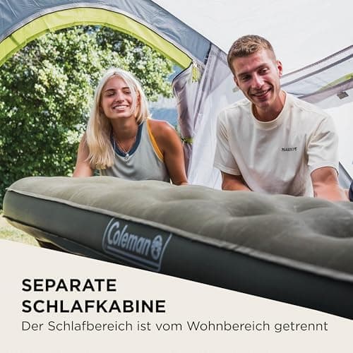 Coleman Darwin 3 Zelt - 100% wasserdicht, leichtes 3-Personen Campingzelt - perfekt für Wanderer und Familien
