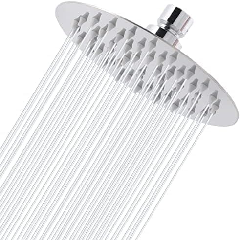 Markcco 15cm Regenbrause, Hochdruck Duschkopf aus Edelstahl 304, komfortables Duscherlebnis bei niedrigem Wasserdruck, i