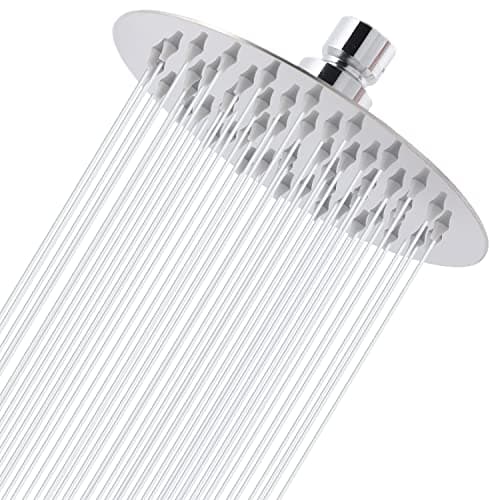 Markcco 15cm Regenbrause, Hochdruck Duschkopf aus Edelstahl 304, komfortables Duscherlebnis bei niedrigem Wasserdruck, i
