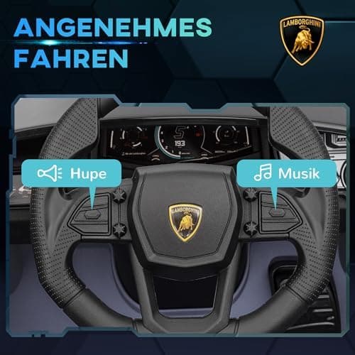 AIYAPLAY Kinder Elektroauto 12V mit 2,4G Fernbedienung Rosa