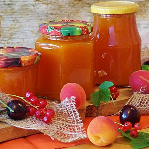 com-four® 2-teiliges Trichter Set aus Edelstahl 304 - Ideals für Marmeladefüllung bei Kochen - Einfülltrichter mit Sieb