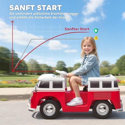 AIYAPLAY Kinder Elektroauto Blau für 3-7 Jahrealte Kinder mit MP3 und LED-Lichter